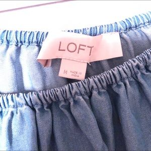 Loft Tencil Top; On or Off Shoulder; Size M